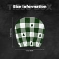 thumbnail image 5 of Goofa Green White Lumberjack Plaid Pattern 2 PCS Car Headrest Cover, Headrest Protector,Universal Interior Car Accessories, 5 of 6
