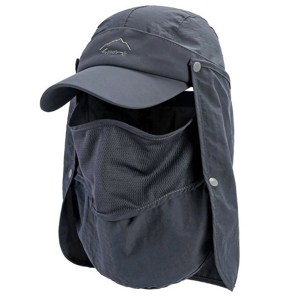 TureClos Foldable Sun Protection UV Fishing Camping Hiking Hat Windproof Sun Hat