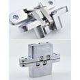 thumbnail image 3 of TIERPOP 180 Degrees Swing Hinge with Screws Foldable Cabinet Door Hinge Zinc Alloy Furniture Hinge Smooth, 3 of 18