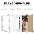 thumbnail image 4 of decorUhome 8x10 Matted to 5x7 Picture Frame, Photo Frame for Gallery Wall or Tabletop Display, Distressed White, 4 of 9
