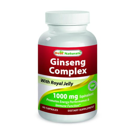Best Naturals Ginseng Complex 1000 mg 60 capsules
