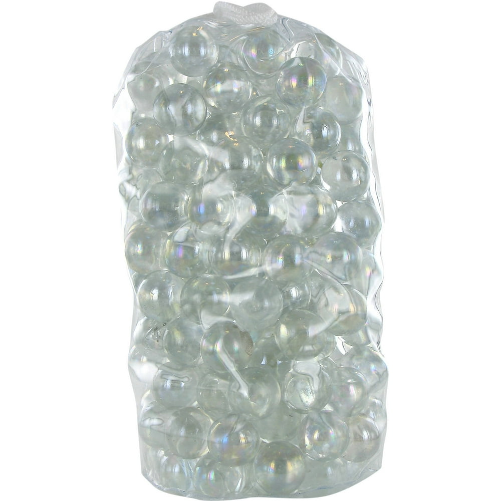 Akasha Clear Decorative Marbles Bag, 2.5 Lb.