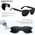 thumbnail image 2 of Mens Polarized Sunglasses, Retro Square Aviator Sunglasses UV400 Protection, Lightweight Luxury Driving Sunglasses, Vintage Designer Style Shades for Travel Fishing Everyday Wear, 2 of 5