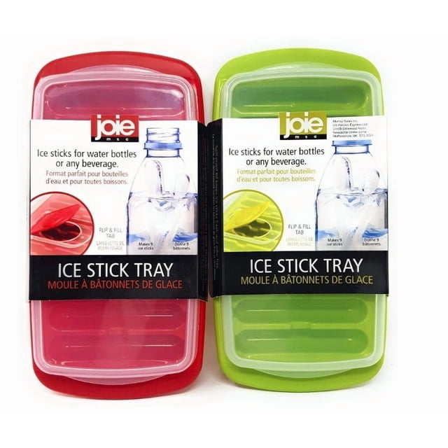 Joie Ice Sticks for Water Bottles, Ice Cube Tray 2 Pack