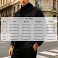 thumbnail image 3 of Men's Zip Up Casual Jacket Lapel Collar Fully Lined Long Sleeve Coat with Pockets Spring Fall Outfits Daily Outerwear, 3 of 6