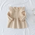 thumbnail image 5 of Toddler Kids Baby Girls Fashion Cute Solid Color Knitted Skirt Clothes Warm Sweater Dress Breathable Clothing For Family, 5 of 5