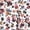 Ivory, variant on Dashwood Studio Flourish Cotton Lawn Fabric Navy - per yard