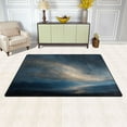 thumbnail image 3 of 60x39in Area Rug Machine Washable Floor Mats Skid-Resistant Backing Carpet for Home Kitchen Bedroom Golden Nebula, 3 of 7