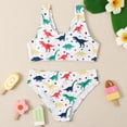 thumbnail image 4 of Yuanyu Big Girls 2Pcs Swimwear Kids Bikini Beach Sets Child Summer Swimsuits Bathing Suit 8-12 Years, 4 of 8