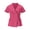 🔥 Hot Pink, variant on Sentmoon Nurse Scrubs Blouse for Women Women's Nurses Tunic Uniform Clinic Carer V Neck Protective Clothing Casual for Work & Office White XXXL