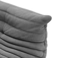thumbnail image 4 of Mofit Home TOGO Chair-Suede Armless Bean Bag Chair & Lounger- Dark Grey, 4 of 5