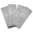thumbnail image 5 of Yahome Heat Resistant Place Mats Sets of 12,Felt Cloth Placemat Glass  Cutlery Bag,Protective Dining Table Pad,Non Slip and Washable for Home Kitchen 17x12 inch Light Grey, 5 of 7