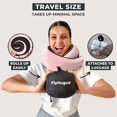 thumbnail image 4 of Almohada de viaje para el cuello FlyHugz de espuma viscoelástica para adultos y niños, 4 of 6