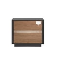 thumbnail image 5 of Weston Home Potrero Danish-Inspired Modern 1-Drawer Nightstand, Black Finish, 5 of 7