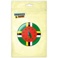 thumbnail image 1 of Dominica National Country Flag Pinback Button Pin Badge, 1 of 2