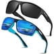 thumbnail image 1 of Polarised Sports Sunglasses for Men 2 Pack Sun Glasses Fishing Running Golf Sunglasses for Men Women with UV Protection, 1 of 5
