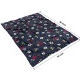 thumbnail image 4 of Pioneer Flower Floral Print Pattern Blanket,Comfortable Soft Lamb Wool Throw Blanket,All Season,Warm Lightweight Blankets for Sofa Bed Couch Living Room Chair,60"x80", 4 of 4