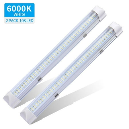 

Car Dome Light - Lacyie - Aluminum Alloy LED Car Roof Light for Truck Ship Caravan Trailer Truck & Car Boot - 12-24V 9W 900Lm - Set of 2