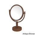 thumbnail image 3 of 8 Inch Vanity Top Make-Up Mirror with Dotted Accents - Antique Brass / 4X, 3 of 5