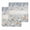 Light Blue Grey, variant on Blue Beige Coastal Kitchen Dish Towels for Drying Dishes Set of 2, Beach Starfish Summer Eucalyptus Retro Waffle Weave Microfiber Hand Tea Bathroom Towels Quick Dry & Absorbent Towel 15.7x23.6