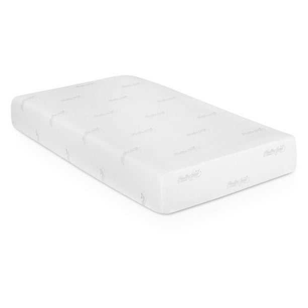 Furinno Healthy Sleep 12" Bamboo Charcoal Memory Foam Mattress, Twin, Multiple Sizes Walmart