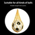 thumbnail image 2 of Bolsa De Red De Fútbol Baloncesto Bolsa de red de fútbol Nylon Fútbol Baloncesto Malla Voleibol Bolsa de transporte (Amarillo) Tmvgtek Para Estrenar, 2 of 3