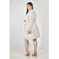 thumbnail image 3 of Vestido con bordado calado Roman Fashion /Tallas Extras, 767 (Beige) beige 40, 3 of 6