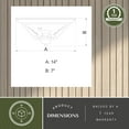 thumbnail image 6 of Bryce 14-in W Bronze Rustic Deer Flush Mount Ceiling Light Fixture, 6 of 11