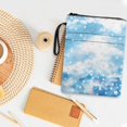 thumbnail image 3 of HELLHERO Polyester Fabric Tote Bags Book Club Gifts Starry Sky Book Cover Sleeve Book Lovers Gift Textbook Paperbacks Supplies Retro, 3 of 8