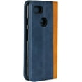 thumbnail image 6 of for Google Pixel 3 XL Wallet Case,Premium PU Leather Flip Folio Case with Card Slot,Kickstand Holder Magnetic Closure [TPU Shockproof Interior Protective Case] for Pixel 3 XL,Blue+Khaki, 6 of 9