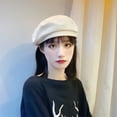thumbnail image 3 of CoCopeaunts Fashion Women Beret Hats and Caps Spring Summer Simple Octagonal Cap Hats Artist Painter Newsboy Caps Outdoor Beret Hats Boinas, 3 of 6