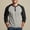 Grey, variant on Stylish Men's Casual Button Up Raglan Sleeve Tee Contrast Color Baseball Shirt For Daily Wear And Outdoor Adventures Workout Short Sleeve Tee Shirts for Men Beach Tops Casual Shirt
