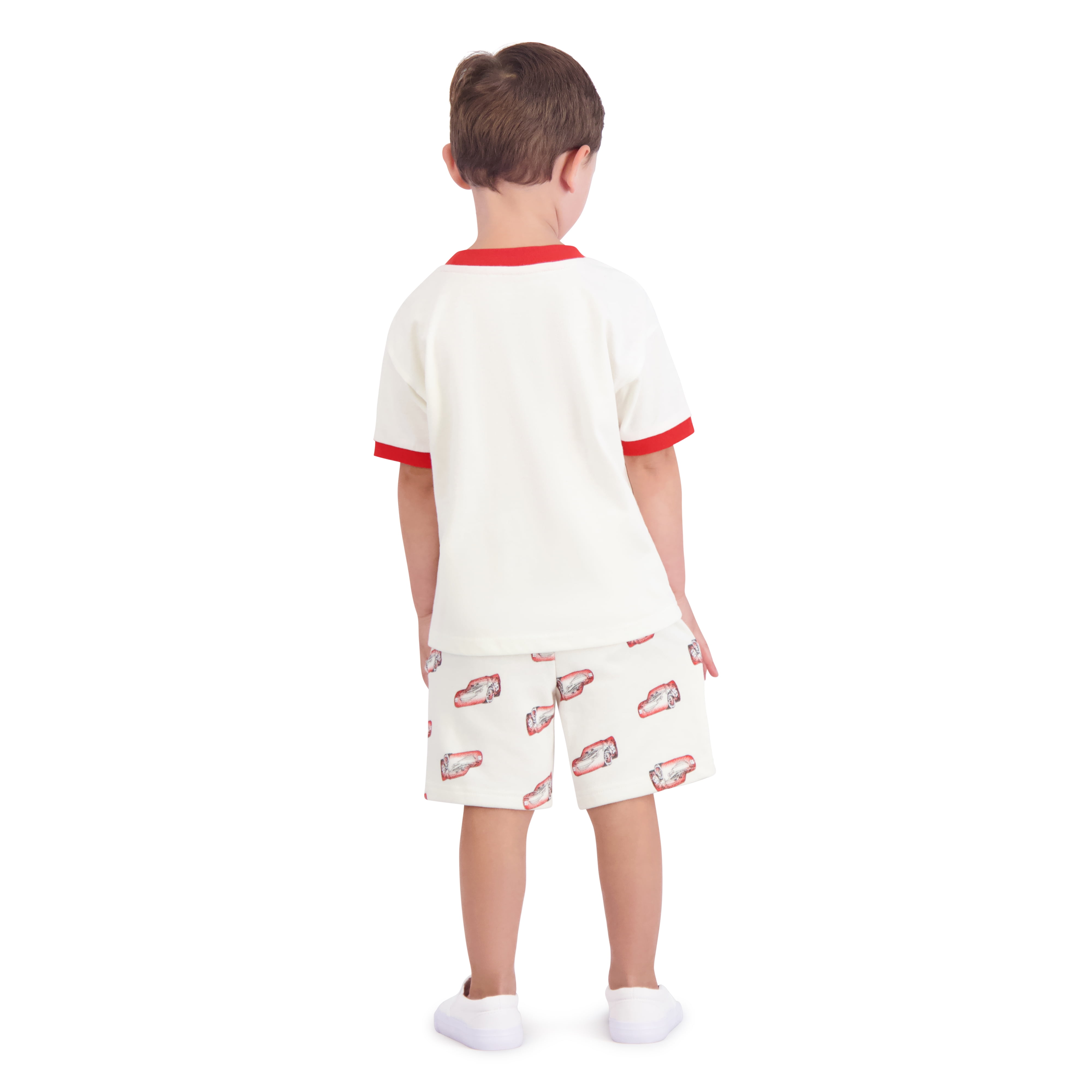 Disney Pixar Cars Toddler Boys Short Sleeve T-Shirt and Shorts Set, 2-Piece, Sizes 12M-5T