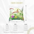 thumbnail image 4 of Bingfone Decorative Pillow Covers 20"X20" Plants And Insects Couch Pillow Cases Modern Farmhouse Covers For Couch Sofa Bed, 4 of 9