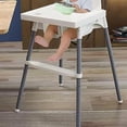 thumbnail image 3 of Cateissary Pedales de plástico resistentes que mejoran la comodidad de la trona para niños. Reposapiés resistente para silla infantil. Decoración del hogar azul, 3 of 6
