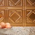 thumbnail image 3 of FASÄDE Traditional 4 Decorative Vinyl Backsplash Panel in Polished Copper (6X6 Inch Sample), 3 of 7