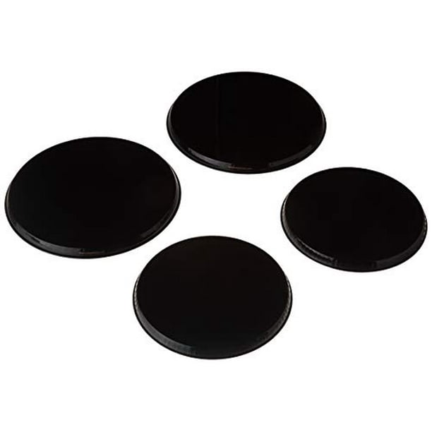 Range Kleen Burner Kovers Round Black
