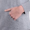 thumbnail image 3 of Cyrus Ladies' Drop Shoulder Ribbed Hem Pullover Hoodie (XS, Medium Grey), 3 of 3