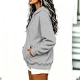 thumbnail image 5 of Zip Up Hoodie Women Casual Oversized Sweatshirt Lightweight Jacket | Womens Hoodies Long Sleeve Y2K Hooded Sweatshirt Women Fashion Zipper Fall Jackets With Pocket, 5 of 5