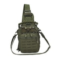 thumbnail image 2 of Bolsa de pecho jinwen mochila de utilidad para Ciclismo Trekking verde, 2 of 8