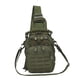 thumbnail image 2 of Bolso bandolera de pecho, bolso de hombro con bolsillo personal, bolso de hombro para trekking Verde, 2 of 9