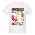thumbnail image 4 of Bingfone Christmas Gingerbread Cookies Men'S Loose Fit Short-Sleeve Pocket T-Shirt, 4 of 7
