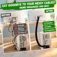 Cable Sleeve Split-sleeving 20ft-3/4inch Cord Management Wire Protector ...