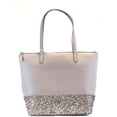 thumbnail image 2 of Kate Spade Greta Court Penny Glitter Large Top Zip Tote Cityscape Gray Glitter, 2 of 6