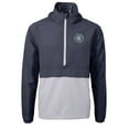 thumbnail image 2 of Men's-Cutter & Buck  Navy New York City FC Charter Eco Recycled Full-Zip Anorak Jacket, 2 of 3