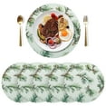 thumbnail image 5 of Ryvnso Tree Branches Round Plate Mats Dining Table Placemat Set of 4 for Holiday Decoration, 5 of 7