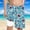 S-Light Blue, variant on Rhuody Boys Summer Swim Trunks High Elastic Waist Swimming Shorts Cartoon Prints Lace Up Loose Casual Pants Adorable Beach Wear Light Blue 7 Years