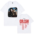 thumbnail image 4 of Camiseta de Charli Xcx Crash The Live Tour para hombres y mujeres, ropa de moda Harajuku, 100% algodón, camisetas sueltas informales, ropa de calle, 4 of 5