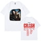 thumbnail image 4 of Camiseta de Charli Xcx Crash The Live Tour para hombres y mujeres, ropa de moda Harajuku, 100% algodón, camisetas sueltas informales, ropa de calle, 4 of 5