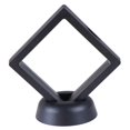 thumbnail image 2 of Datingday 70*70mm Black 3D floating jewelry coin display frame holder box case stand, 2 of 8